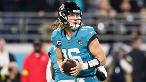Jaguars quarterback Trevor Lawrence led Jacksonville to five consecutive wins to close out the season, including a win over the Titans in the season finale for the AFC South title.