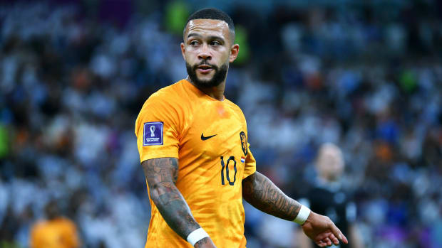 Memphis Depay at the 2022 World Cup
