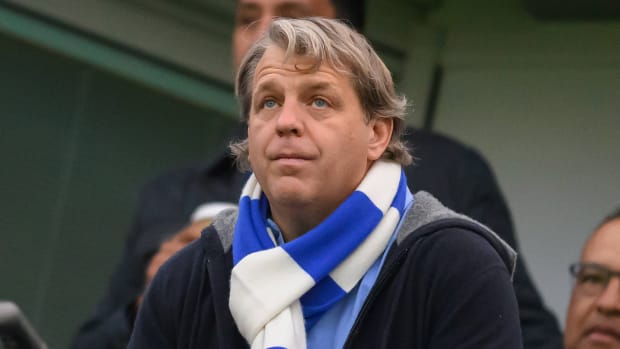 Todd Boehly at a Chelsea match.