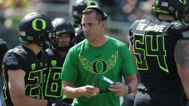 former UNLV head coach (2020-2022) and assistant under Mario Cristobal at Oregon (2017-2021)