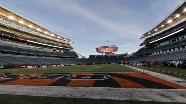 Paycor Stadium before a Bengals wild card game vs. Baltimore.