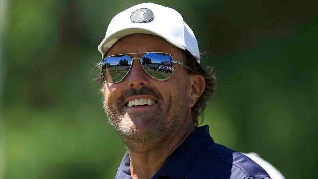 Phil Mickelson at the 2022 U.S. Open.
