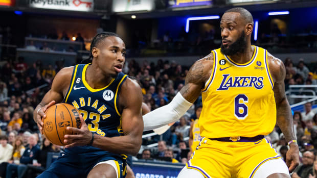 Indiana Pacers LeBron James Los Angeles Lakers Aaron Nesmith