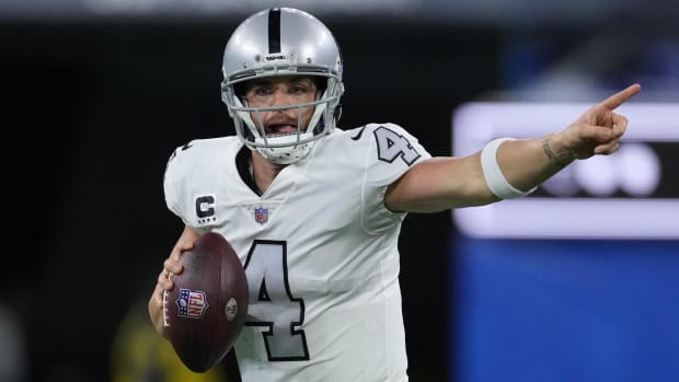 Raiders quarterback Derek Carr was released and signed with the Saints in free agency.