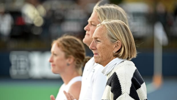 Char Morett-Curtiss retired after 36 years as the Penn State Nittany Lions field hockey coach.