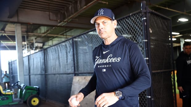 New York Yankees manager Aaron Boone at spring training