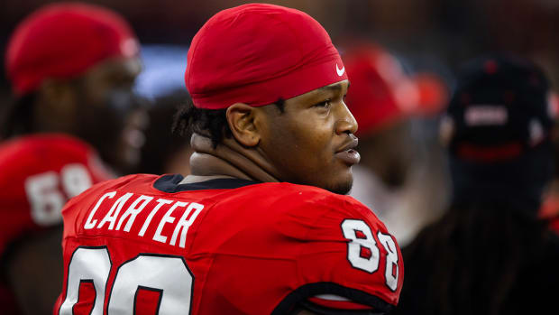 Georgia defensive lineman Jalen Carter was considered the top prospect in the NFL draft before legal issues and his pro day.