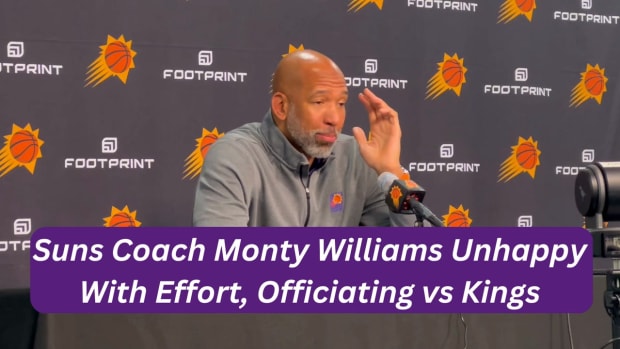 Suns Coach Monty Williams Unhappy With Effort, Officiating vs Kings