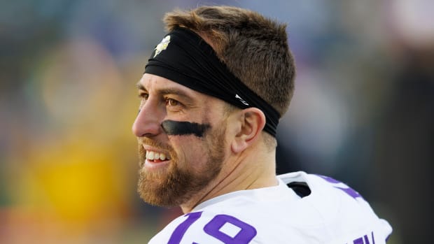 Former Vikings wide receiver Adam Thielen signed with the Carolina Panthers.