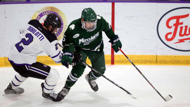 Mercyhurst dismissed Carson Brière from its hockey team Monday afternoon.