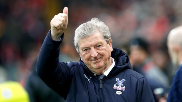 Crystal Palace manager Roy Hodgson pictured in 2019