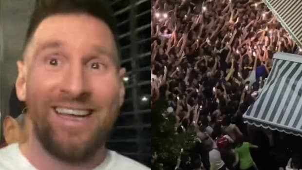 Messi provoca caos en un restaurante en Buenos Aires Argentina