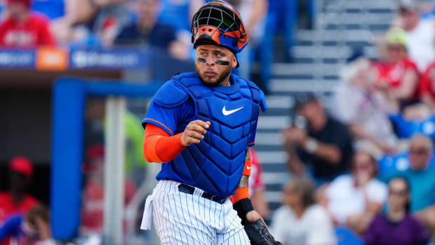 The Mets have optioned top prospect catcher Francisco Alvarez to Triple-A.
