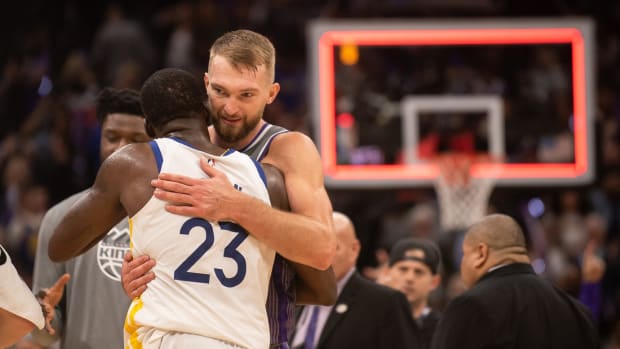 NBA suspends Kings' Domantas Sabonis for 'shocking' a referee