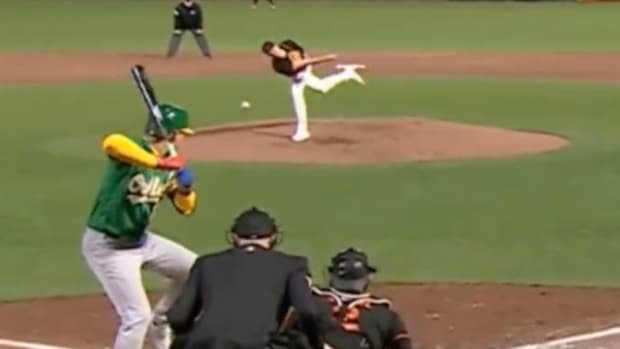 This Behind-the-Plate View of Tyler Rogers’ 73-MPH Rising Breaking Ball is Just Silly.