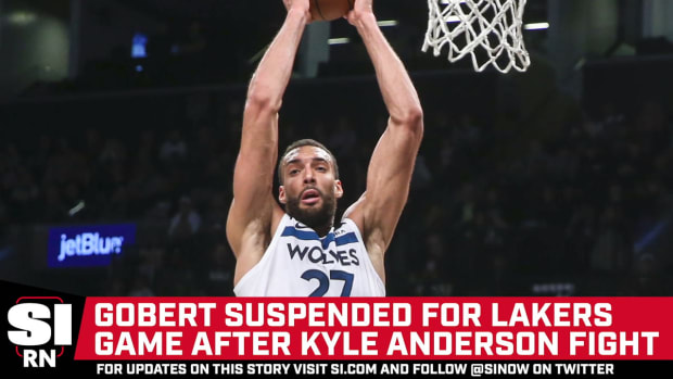 Rudy Gobert Suspended for Play-in Game Against Lakers