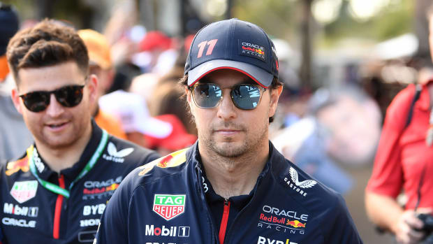 Checo Pérez piloto de Red Bull en el Gran Premio de Australia 2023