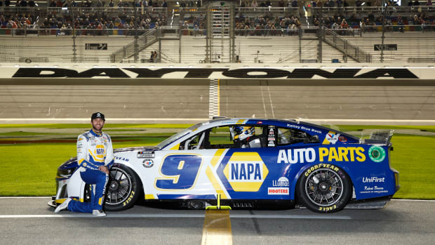 Chase Elliott, driver of the No. 9 NAPA Auto Parts Chevrolet, is back after missing the last six races due to an off-track injury and resulting surgery. Is he ready to go? (Photo by Jared C. Tilton/Getty Images)