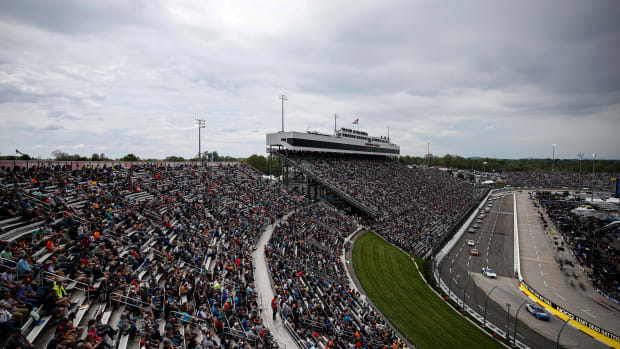 It was an exciting race at Martinsville on Sunday. Here's a good luck at the large crowd that attended. (Photo by Jared C. Tilton/Getty Images)