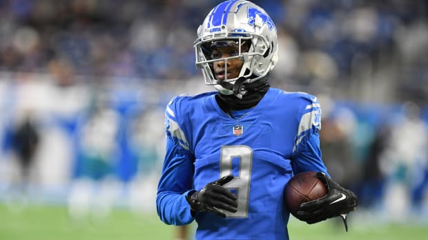 Detroit Lions receiver Jameson Williams was suspended six games for violating the NFL’s gambling policy.