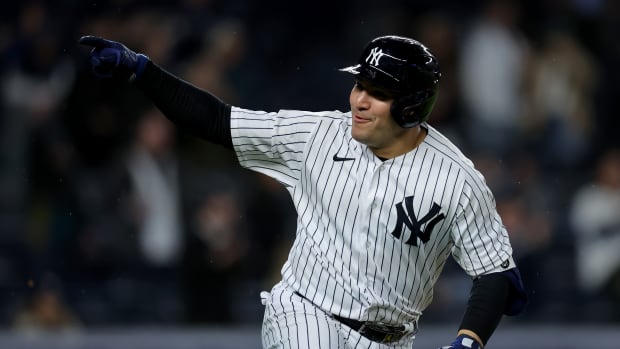 Jose Trevino’s pinch-hit walk-off single gave the Yankees a happy ending to an eventful night.