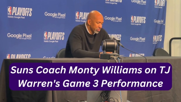 Suns Coach Monty Williams on TJ Warren's Game 3 Performance