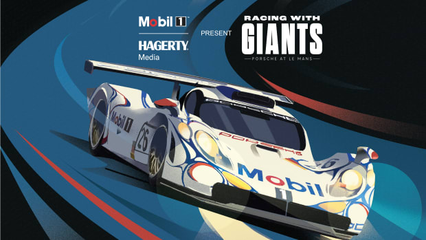 Racing with Giants_ Porsche at Le Mans Poster