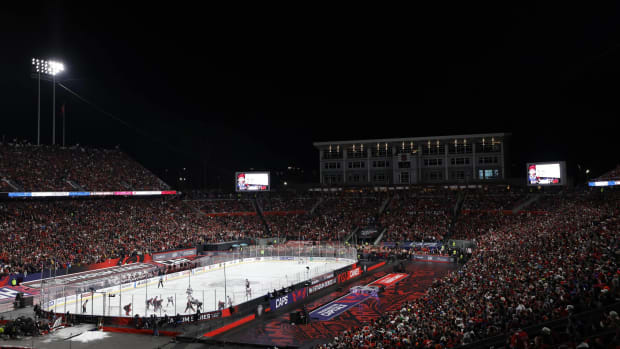 The Hurricanes host the Capitals in an outdoor hockey game for the NHL's Stadium Series in 2023.