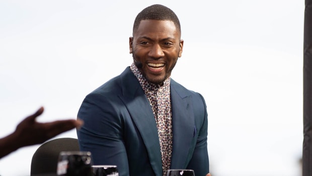 Former Steelers safety Ryan Clark on the set of ESPN’s ‘First Take’