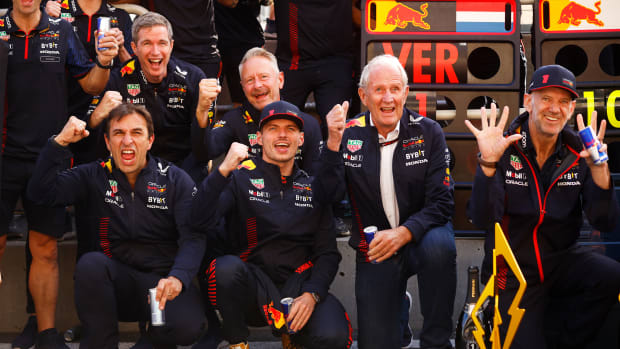 Red Bull - Max Verstappen - Helmut Marko - Adrian Newey