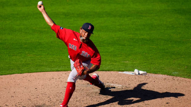 Boston Red Sox pitcher Luis Guerrero