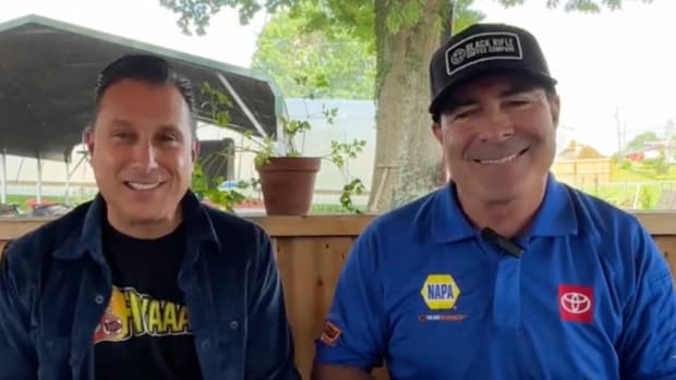 Ron Capps and his guest, NHRA announcer and WFO host Joe Castello, enjoy some hot BBQ and hot drag racing talk on the latest edition of #CUEandA With Capps.