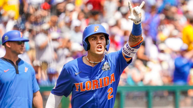 Florida outfielder Ty Evans