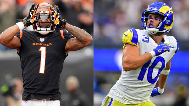 Pro Bowl wide receivers Ja’Marr Chase of the Bengals and Cooper Kupp of the Rams