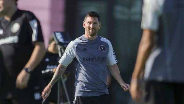 Lionel Messi Participating in His First Inter Miami CF Training Session