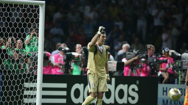 Gianluigi Buffon pictured during the 2006 FIFA World Cup final