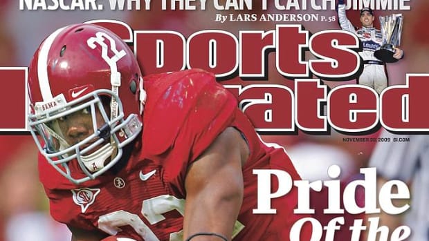 Sports Illustrated Cover College Football: Alabama Mark Ingram (22) in action, rushing vs Chattanooga. Tuscaloosa, AL 11/21/2009 CREDIT: Al Tielemans (Photo by Al Tielemans /Sports Illustrated) (Set Number: X83250 TK1 R2 F62 )
