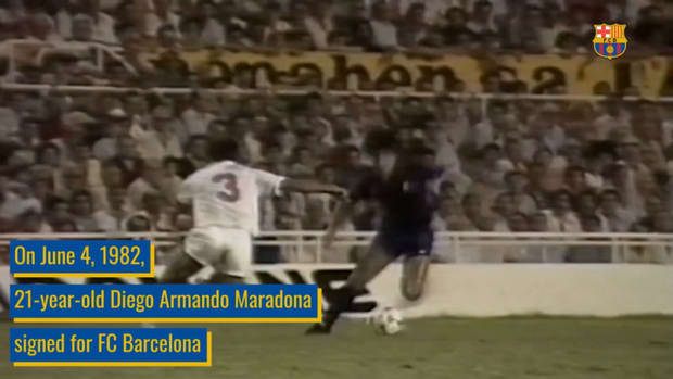 Maradona journey at FC Barcelona