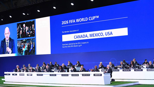 The 2026 World Cup will take place in the USA, Mexico and Canada