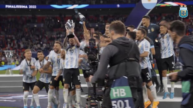 How Argentina celebrated the 2022 Finalissima title