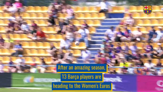 Barça players heading to the Women's Euros 2022