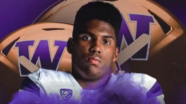 Texas edge rusher Anthony James II has committed to the UW.