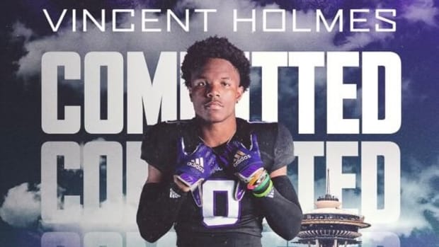 Vincent Holmes has committed to the UW.