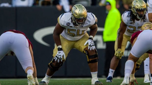 Georgia Tech offensive tackle Jordan Williams will be at the helm this fall.
