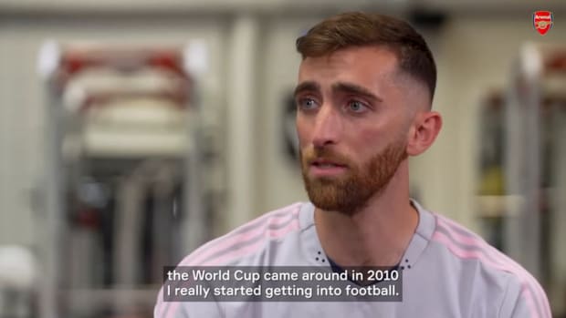 Matt Turner's first interview at Arsenal
