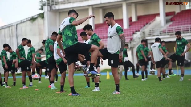 Borneo FC's final preparations before taking on RANS Nusantara