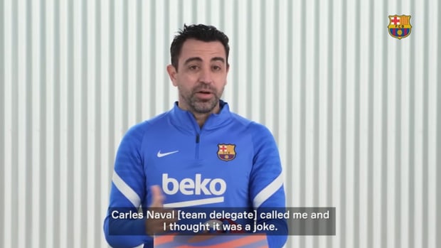 Xavi looks back to his Barça debut