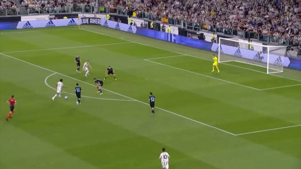 Morata's last goal for Juventus