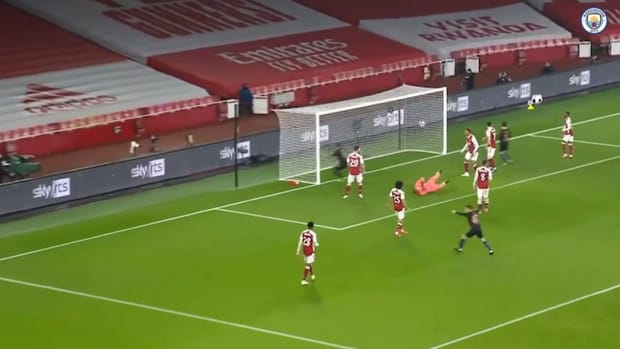 Gabriel Jesus' goals vs Arsenal
