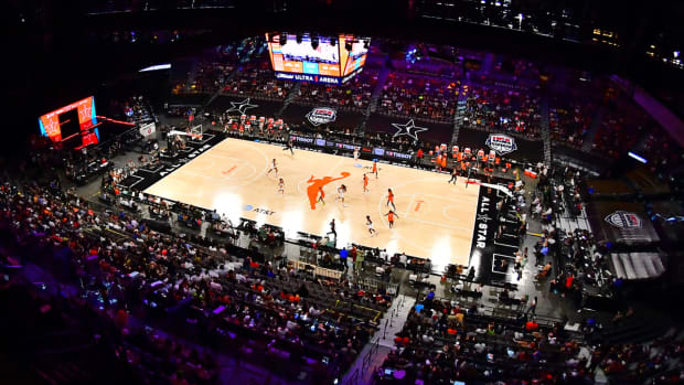 The 2021 WNBA All-Star Game in Las Vegas.